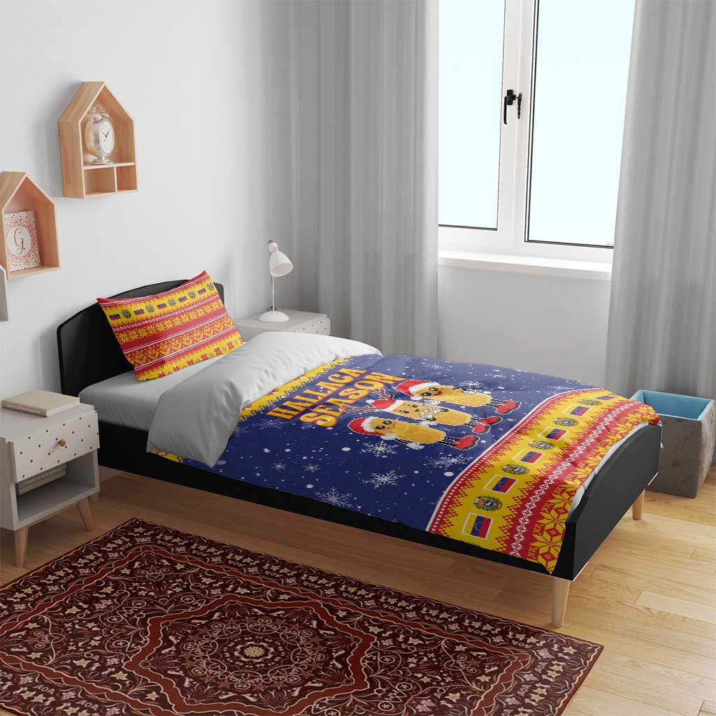 Venezuela Christmas Bedding Set Hallaca Season - Wonder Print Shop