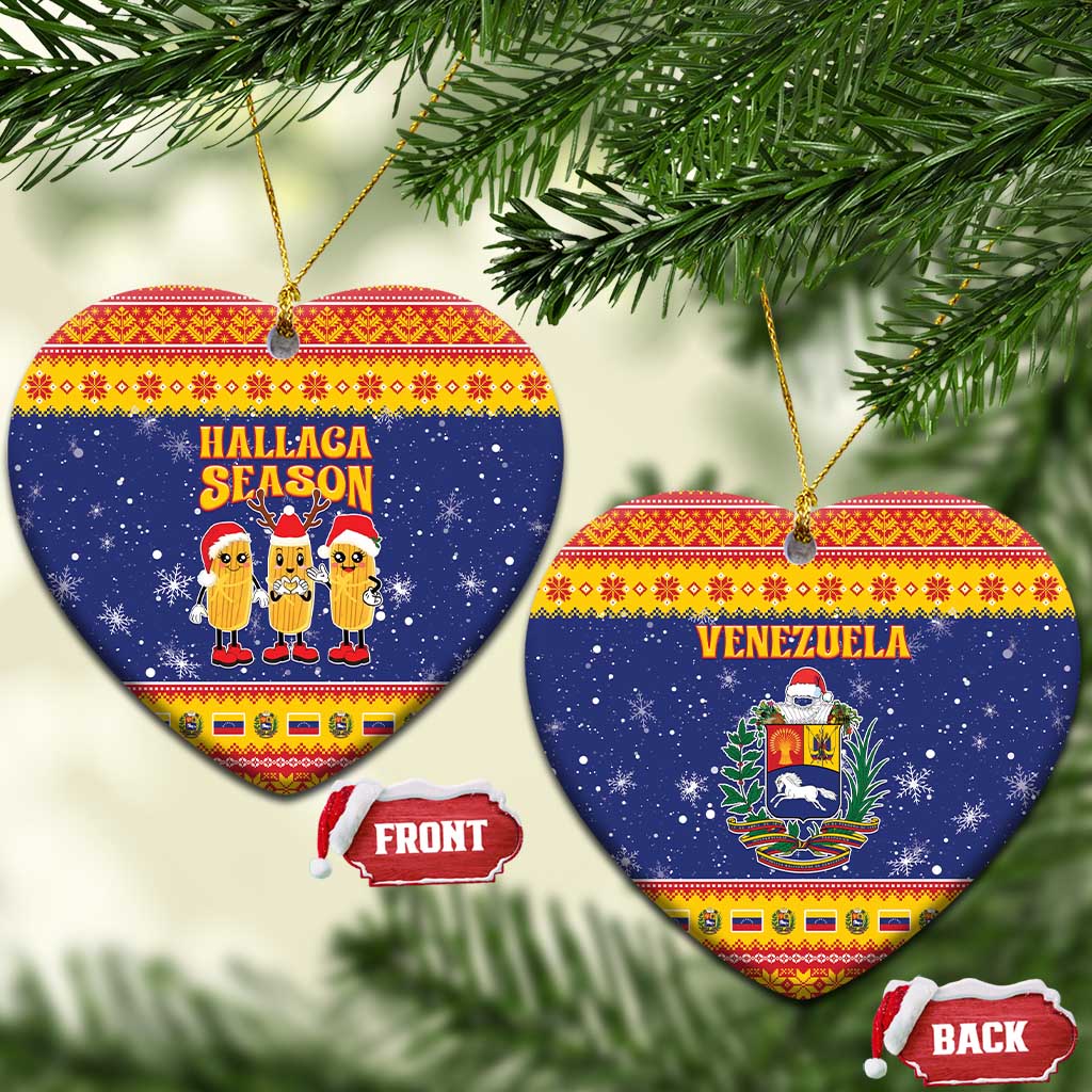Venezuela Christmas Ceramic Ornament Hallaca Season - Wonder Print Shop