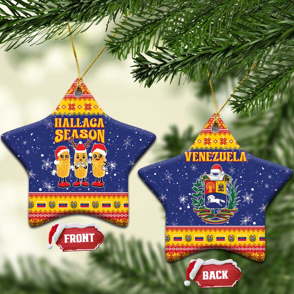 Venezuela Christmas Ceramic Ornament Hallaca Season - Wonder Print Shop