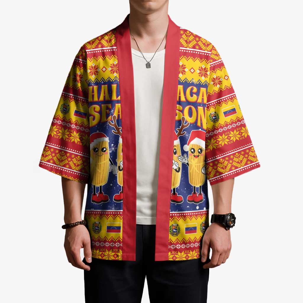 Venezuela Christmas Kimono Hallaca Season - Wonder Print Shop