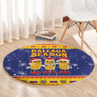 Venezuela Christmas Round Carpet Hallaca Season - Wonder Print Shop