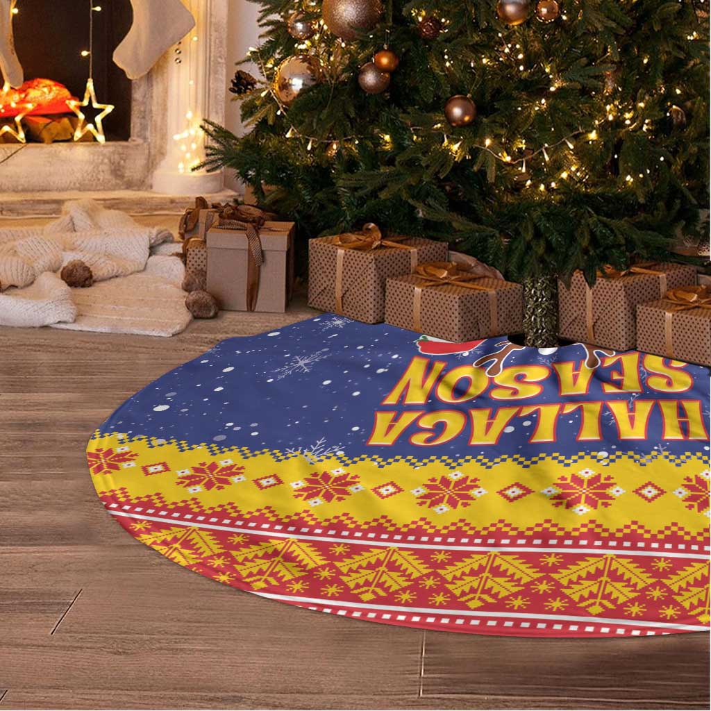 Venezuela Christmas Tree Skirt Hallaca Season - Wonder Print Shop