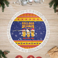 Venezuela Christmas Tree Skirt Hallaca Season - Wonder Print Shop