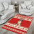 Switzerland Christmas Area Rug Cute Saint Bernard Merry Woofmas LT05 - Wonder Print Shop