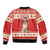 Switzerland Christmas Bomber Jacket Cute Saint Bernard Merry Woofmas LT05 - Wonder Print Shop