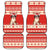 Switzerland Christmas Car Mats Cute Saint Bernard Merry Woofmas LT05 - Wonder Print Shop