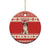 Switzerland Christmas Ceramic Ornament Cute Saint Bernard Merry Woofmas LT05 - Wonder Print Shop