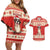 Switzerland Christmas Couples Matching Off Shoulder Short Dress and Hawaiian Shirt Cute Saint Bernard Merry Woofmas LT05 - Wonder Print Shop