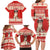 Switzerland Christmas Family Matching Long Sleeve Bodycon Dress and Hawaiian Shirt Cute Saint Bernard Merry Woofmas LT05 - Wonder Print Shop