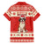 Switzerland Christmas Family Matching Short Sleeve Bodycon Dress and Hawaiian Shirt Cute Saint Bernard Merry Woofmas LT05 - Wonder Print Shop