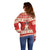 Switzerland Christmas Off Shoulder Sweater Cute Saint Bernard Merry Woofmas LT05 - Wonder Print Shop