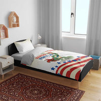 Hands Off Portland Bedding Set Resist Frog - Wonder Print Shop