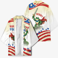 Hands Off Portland Kimono Resist Frog - Wonder Print Shop