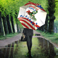 Hands Off Portland Umbrella Resist Frog - Wonder Print Shop
