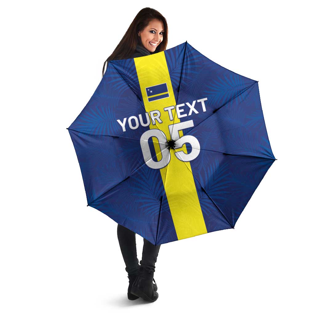 Custom Curacao Football Umbrella Go Champions Flag Style - Wonder Print Shop