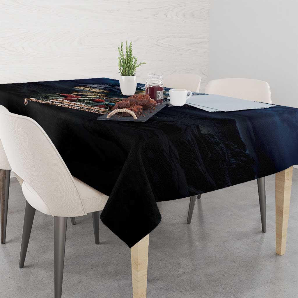 American Indian Legendary Motorcycle Tablecloth Native American Retro Rider - Wonder Print Shop