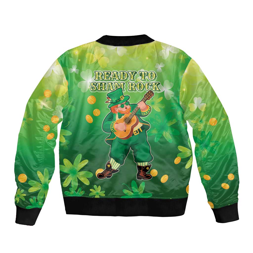 St Patrick's Day Bomber Jacket Ready To Shamrock