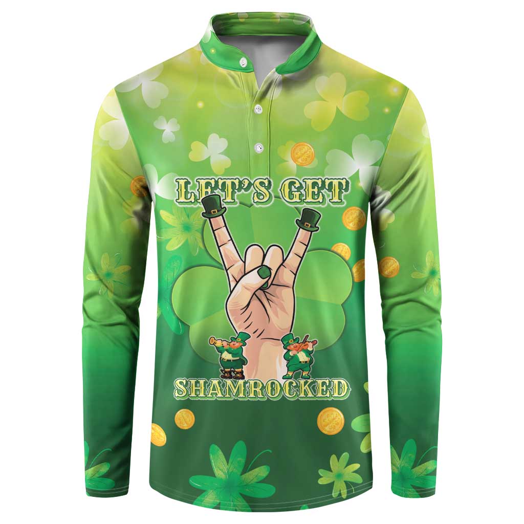 St Patrick's Day Button Sweatshirt Ready To Shamrock