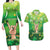 St Patrick's Day Couples Matching Long Sleeve Bodycon Dress and Hawaiian Shirt Ready To Shamrock