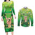 St Patrick's Day Couples Matching Long Sleeve Bodycon Dress and Long Sleeve Button Shirt Ready To Shamrock