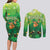 St Patrick's Day Couples Matching Long Sleeve Bodycon Dress and Long Sleeve Button Shirt Ready To Shamrock