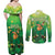 St Patrick's Day Couples Matching Off Shoulder Maxi Dress and Long Sleeve Button Shirt Ready To Shamrock