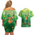 St Patrick's Day Couples Matching Off Shoulder Short Dress and Hawaiian Shirt Ready To Shamrock