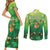 St Patrick's Day Couples Matching Short Sleeve Bodycon Dress and Long Sleeve Button Shirt Ready To Shamrock