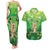 St Patrick's Day Couples Matching Tank Maxi Dress and Hawaiian Shirt Ready To Shamrock