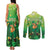 St Patrick's Day Couples Matching Tank Maxi Dress and Long Sleeve Button Shirt Ready To Shamrock