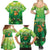 St Patrick's Day Family Matching Summer Maxi Dress and Hawaiian Shirt Ready To Shamrock