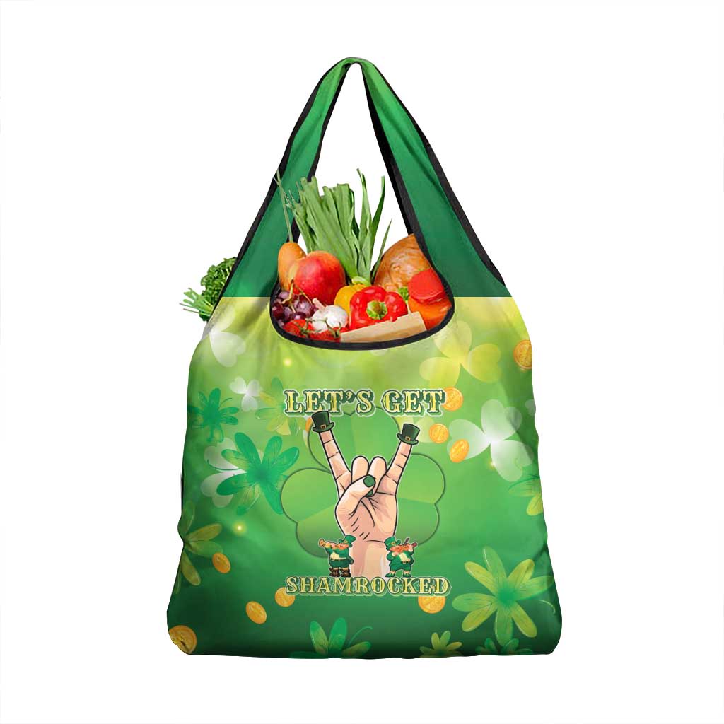 St Patrick's Day Grocery Bag Ready To Shamrock