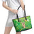 St Patrick's Day Leather Tote Bag Ready To Shamrock