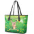 St Patrick's Day Leather Tote Bag Ready To Shamrock