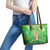 St Patrick's Day Leather Tote Bag Ready To Shamrock