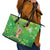 St Patrick's Day Leather Tote Bag Ready To Shamrock