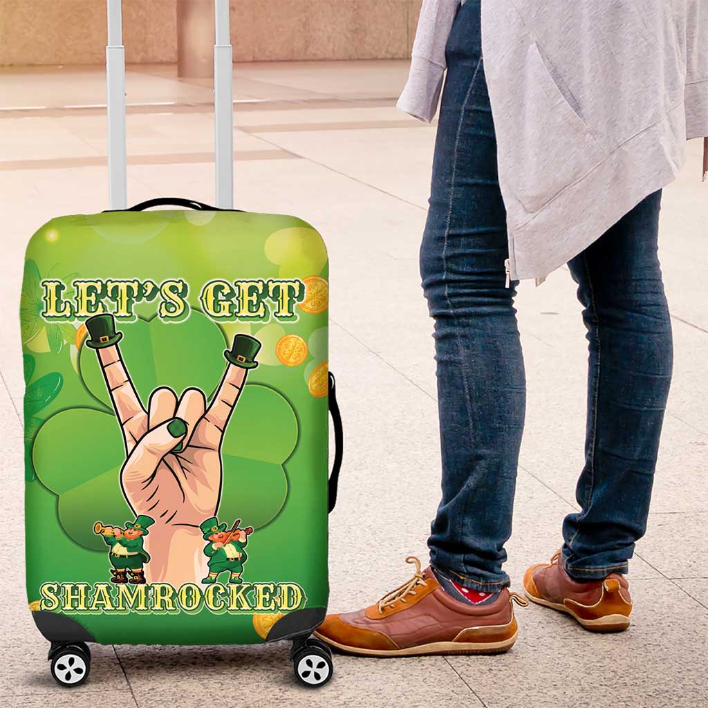 St Patrick's Day Luggage Cover Ready To Shamrock