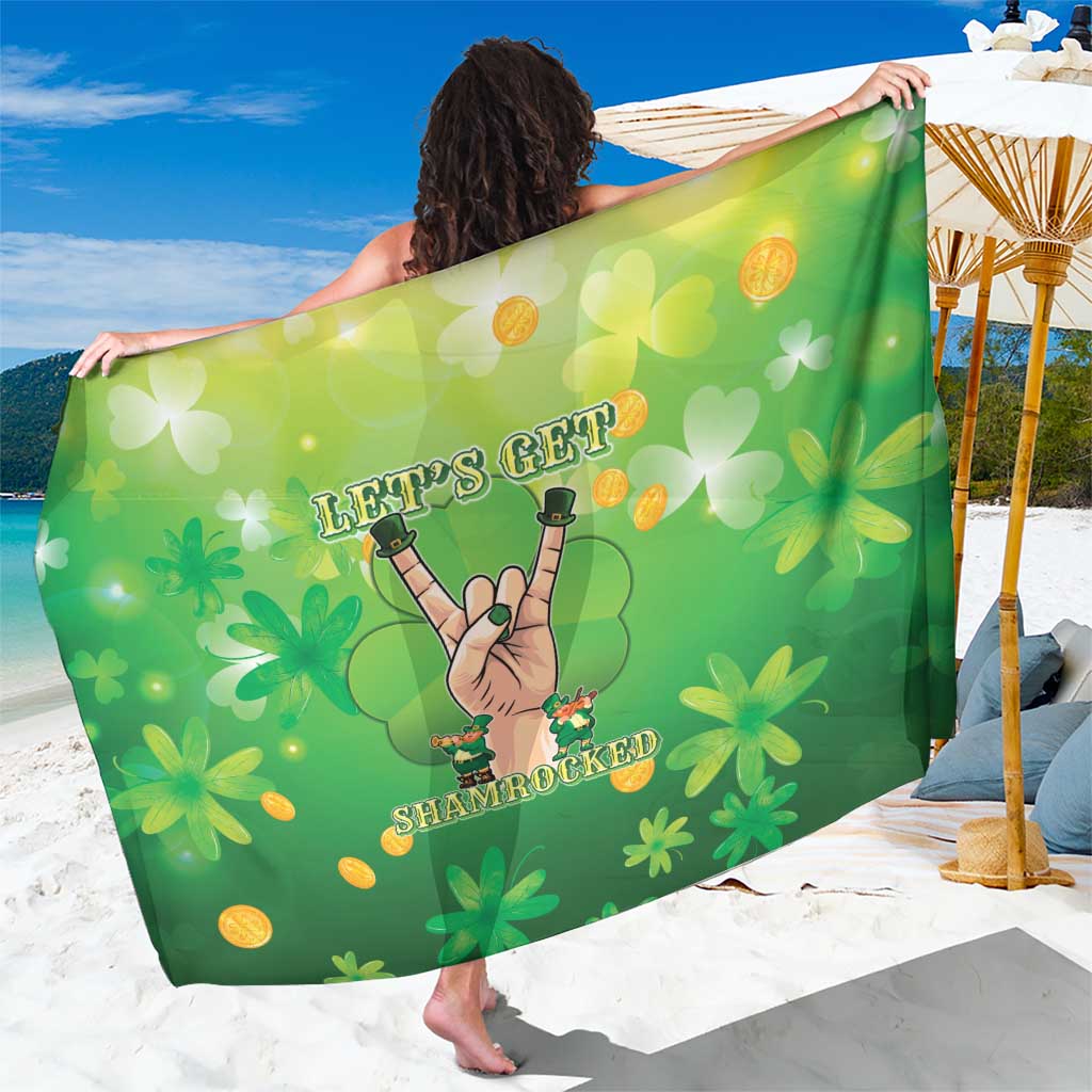 St Patrick's Day Sarong Ready To Shamrock