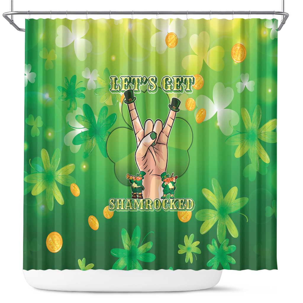 St Patrick's Day Shower Curtain Ready To Shamrock