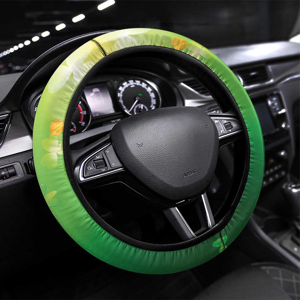 St Patrick's Day Steering Wheel Cover Ready To Shamrock