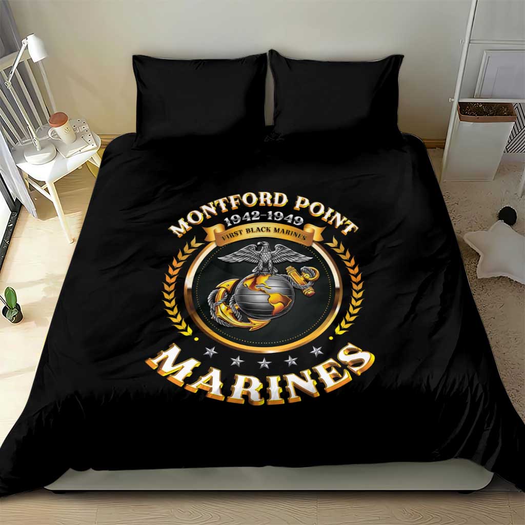 Montford Point Marines Legacy Bedding Set Honoring The Legend
