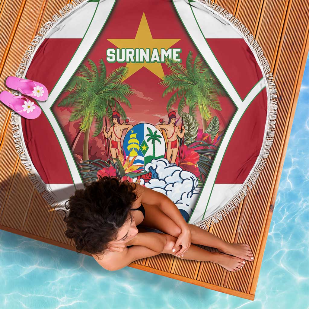 Suriname Ketikoti Beach Blanket Happy Emancipation Day - Wonder Print Shop