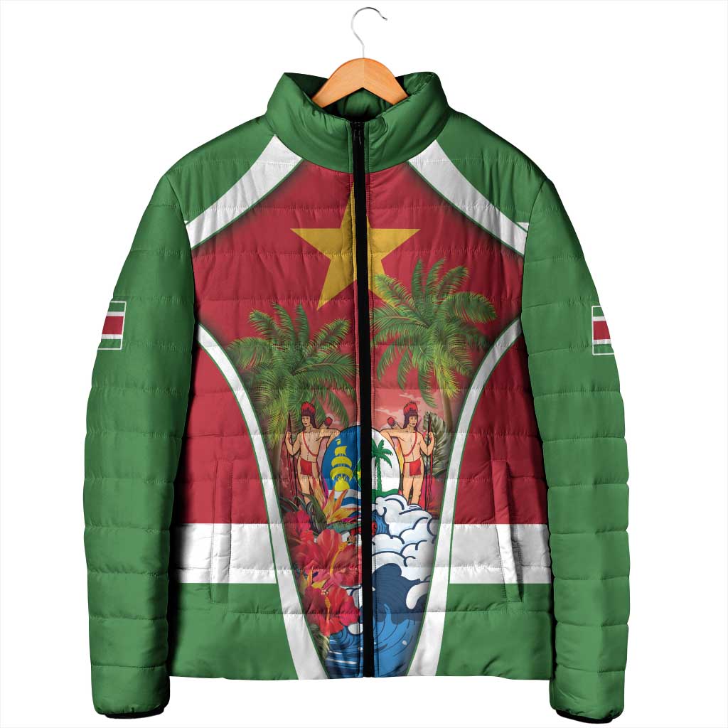 Suriname Ketikoti Padded Jacket Happy Emancipation Day - Wonder Print Shop