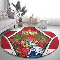Suriname Ketikoti Round Carpet Happy Emancipation Day - Wonder Print Shop