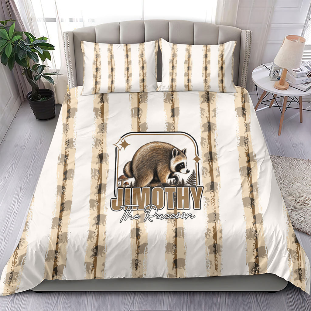 Jimothy The Raccoon Bedding Set Seattle Trash Panda Lover