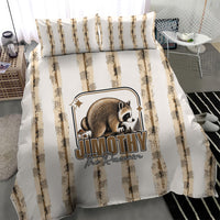 Jimothy The Raccoon Bedding Set Seattle Trash Panda Lover