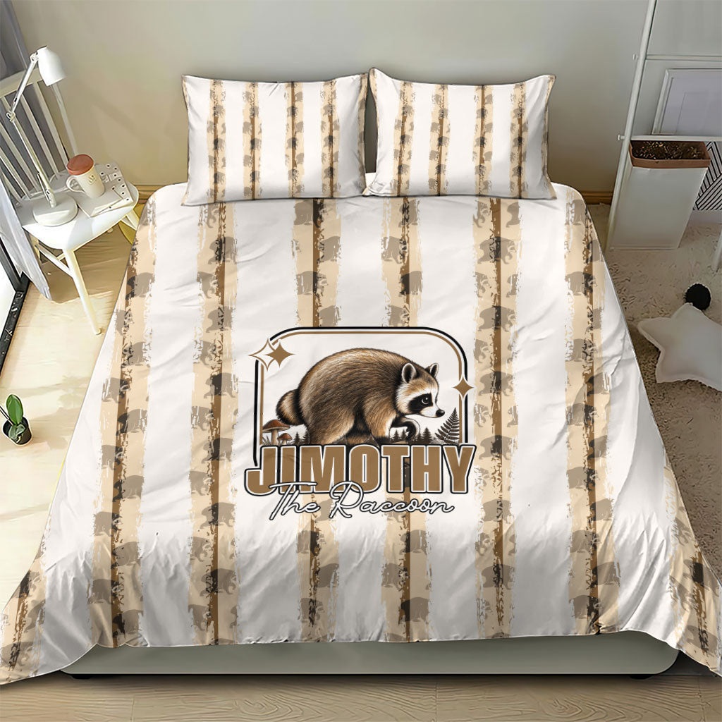 Jimothy The Raccoon Bedding Set Seattle Trash Panda Lover