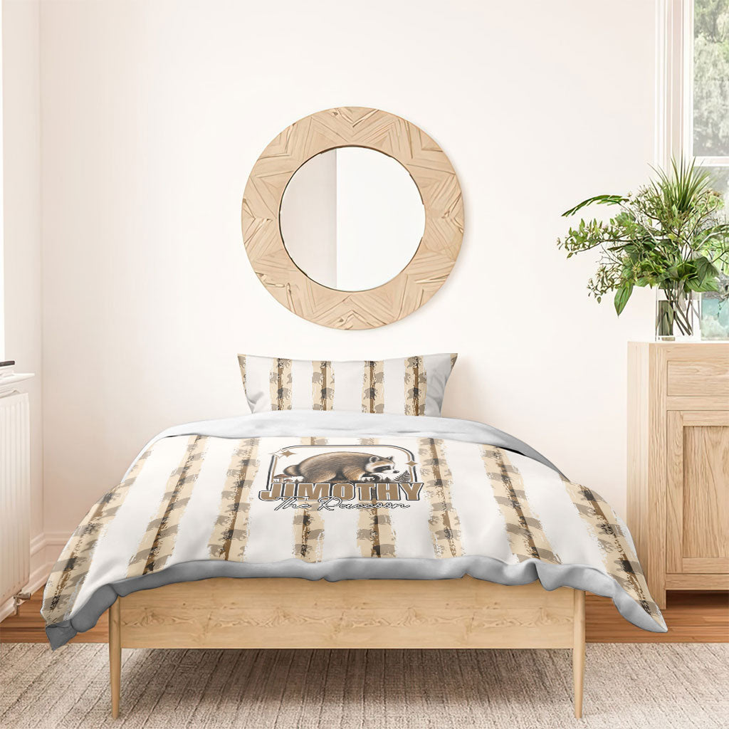 Jimothy The Raccoon Bedding Set Seattle Trash Panda Lover