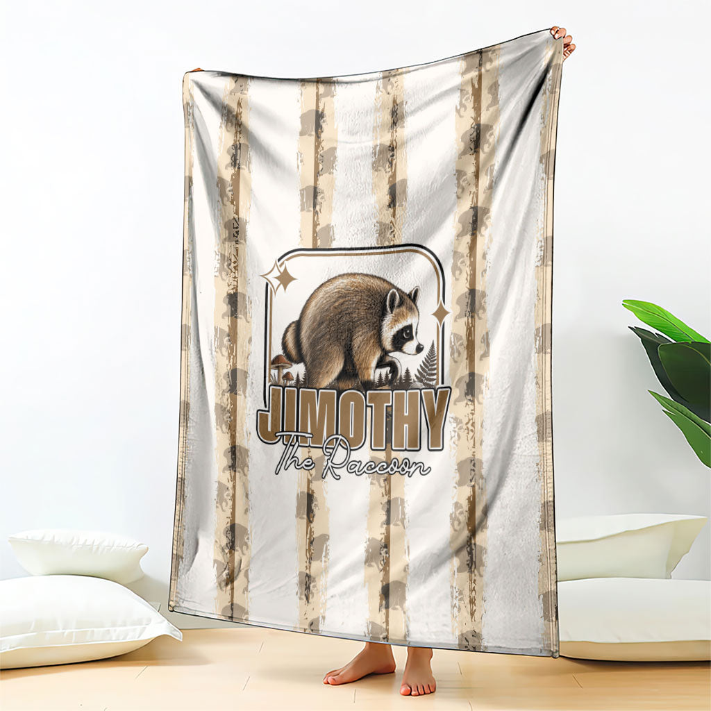 Jimothy The Raccoon Blanket Seattle Trash Panda Lover