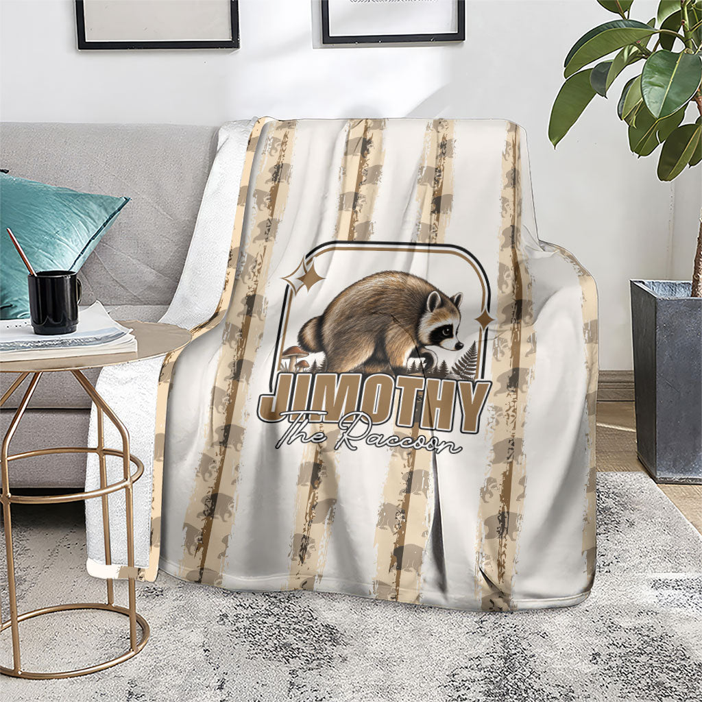 Jimothy The Raccoon Blanket Seattle Trash Panda Lover